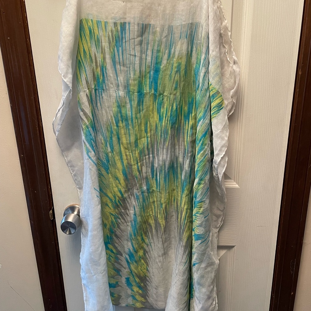 Colorful Abstract Print Kaftan